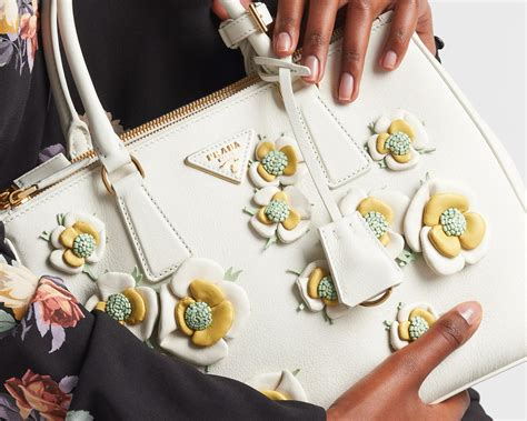 prada florlal handbags|Prada Galleria Floral.